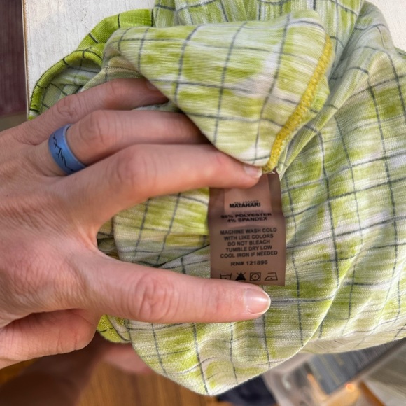 Title Nine Green Plaid Tank Top - Picture 8 of 8